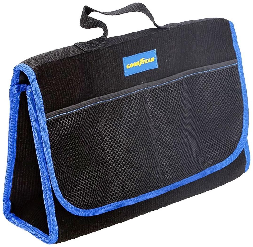 Сумка-органайзер в багажник Goodyear из карпета, 35 х 12 х 25 см