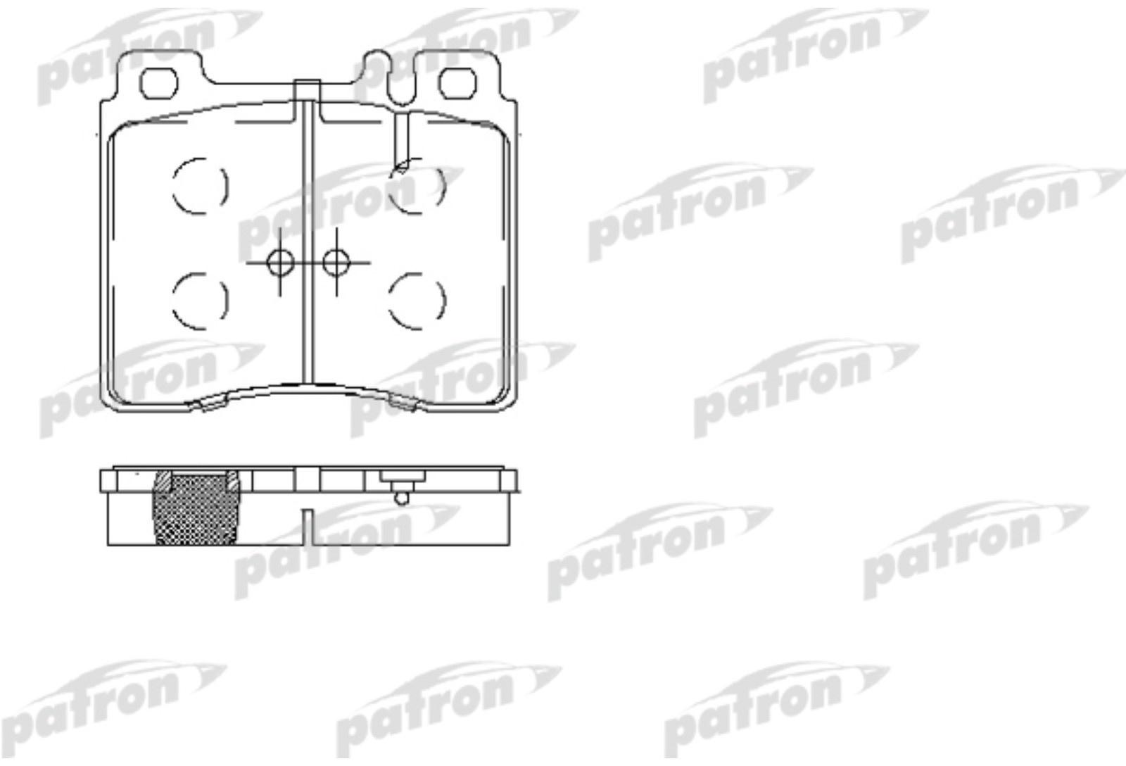 Колодки тормозные Patron PBP800