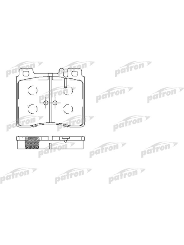 Колодки тормозные Patron PBP800