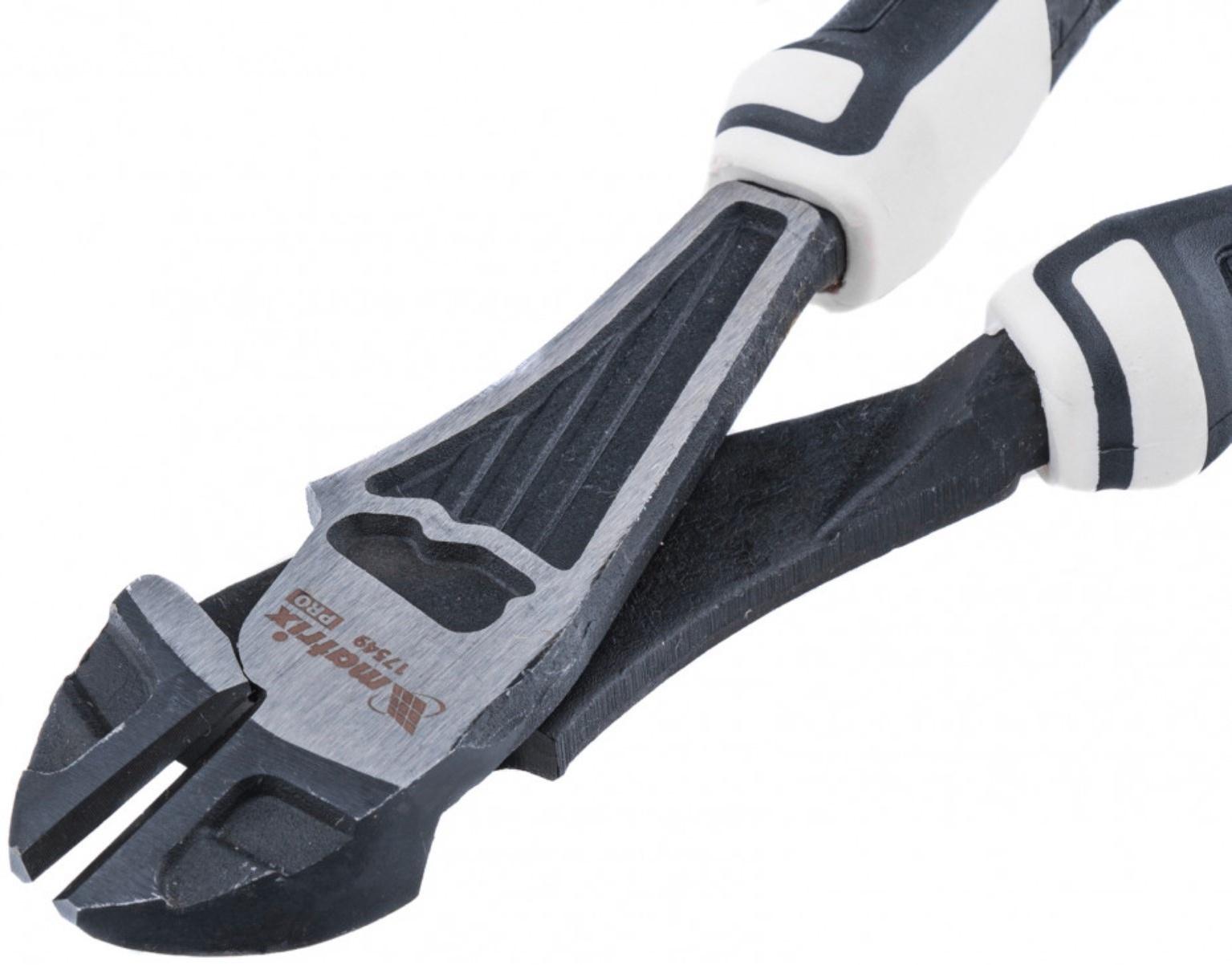 Бокорезы MATRIX PRO 17549, 190 мм, усиленная система, CrV, двухкомпонентная рукоятка