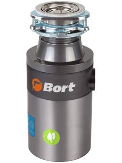 Измельчитель пищевых отходов Bort TITAN 4000 Plus, 560 Вт, 3 ступени, 4.2 кг/мин, 90 мм