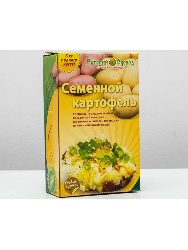 Семенной Картофель среднепозний красный и белый клубень 12 шт, Элита