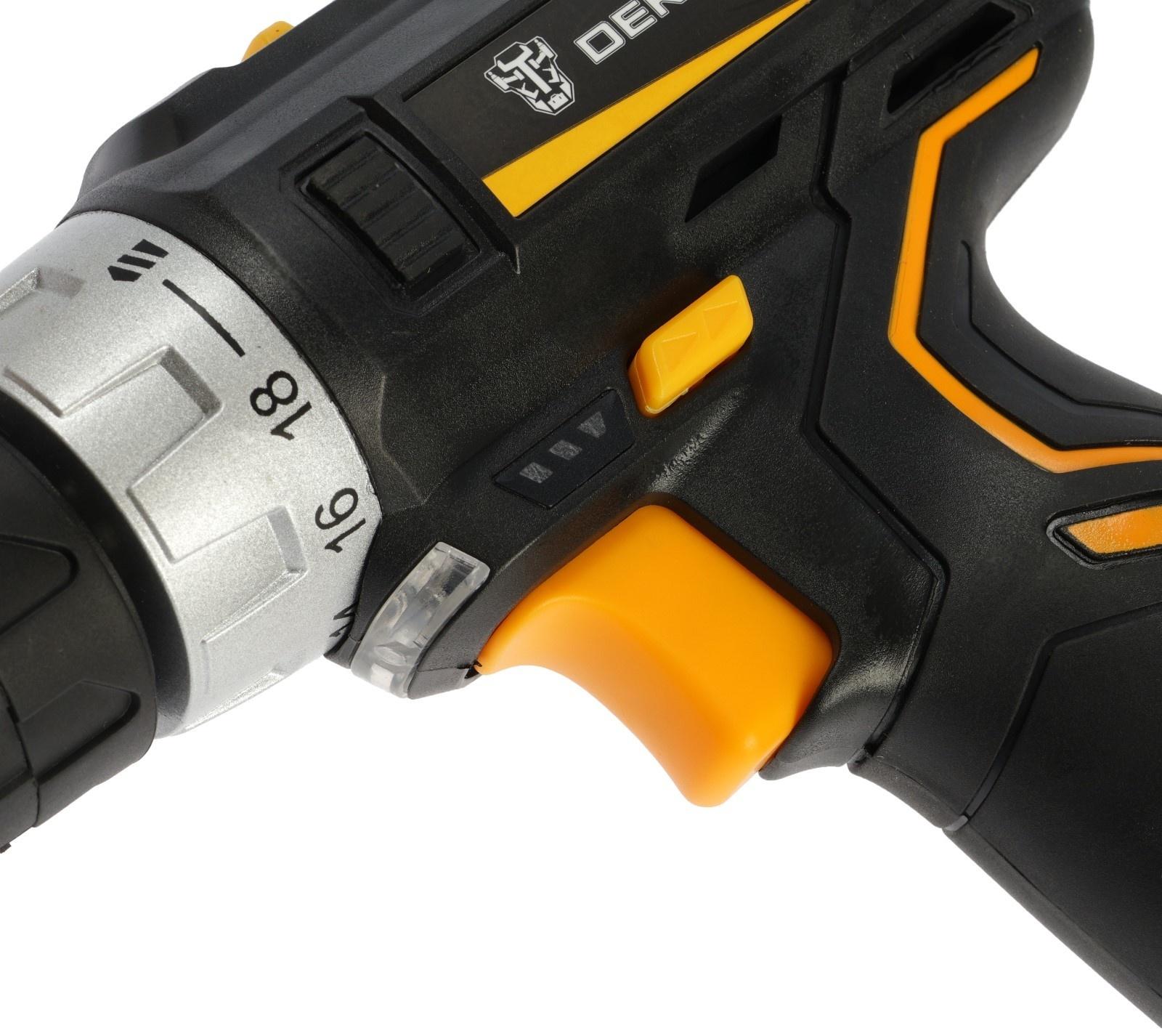 Дрель аккумуляторная Deko GCD12DU3 063-4096, 12 В, 1.5 Нм, АКБ, d 10-32 мм, 2 скорости