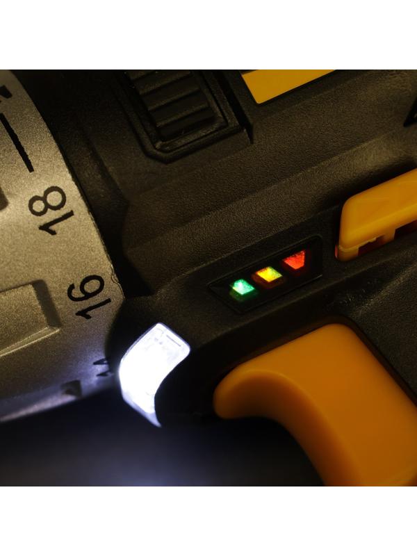 Дрель аккумуляторная Deko GCD12DU3 063-4096, 12 В, 1.5 Нм, АКБ, d 10-32 мм, 2 скорости