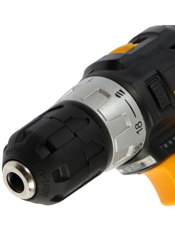 Дрель аккумуляторная Deko GCD12DU3 063-4096, 12 В, 1.5 Нм, АКБ, d 10-32 мм, 2 скорости