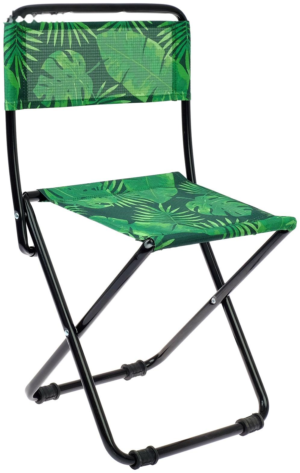 Стул складной, 38.5х37х65 см, тропические листья