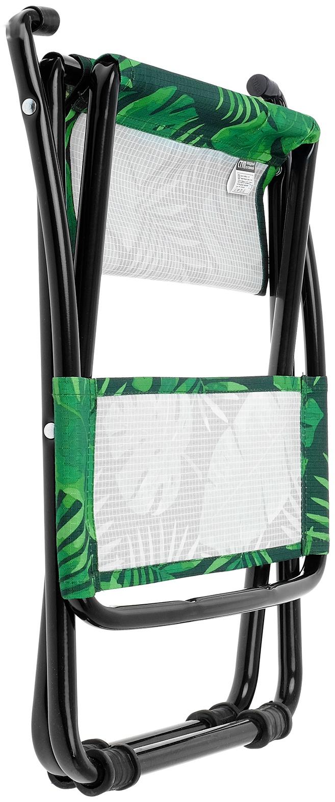 Стул складной, 38.5х37х65 см, тропические листья
