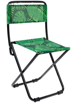 Стул складной, 38.5х37х65 см, тропические листья