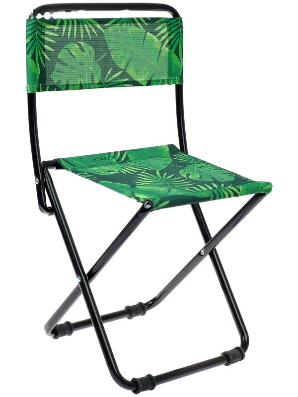 Стул складной, 38.5х37х65 см, тропические листья
