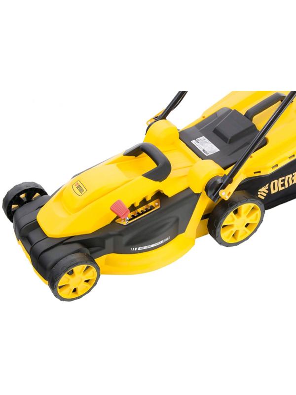 Газонокосилка электрическая DENZEL GM-2000, 2000 Вт, шир./выс. 430/20-70 мм,6 уровней,45 л