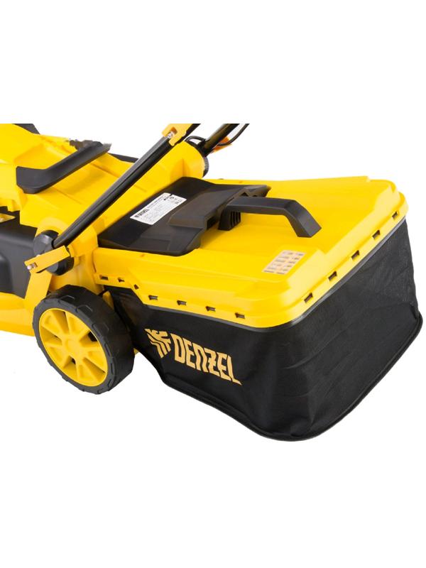 Газонокосилка электрическая DENZEL GM-2000, 2000 Вт, шир./выс. 430/20-70 мм,6 уровней,45 л