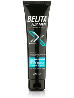 Крем после бритья Bielita For Men «Основной уход», гиалуроновый, 100 мл