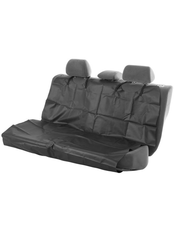 Накидка на заднее сиденье защитная, оксфорд, черная