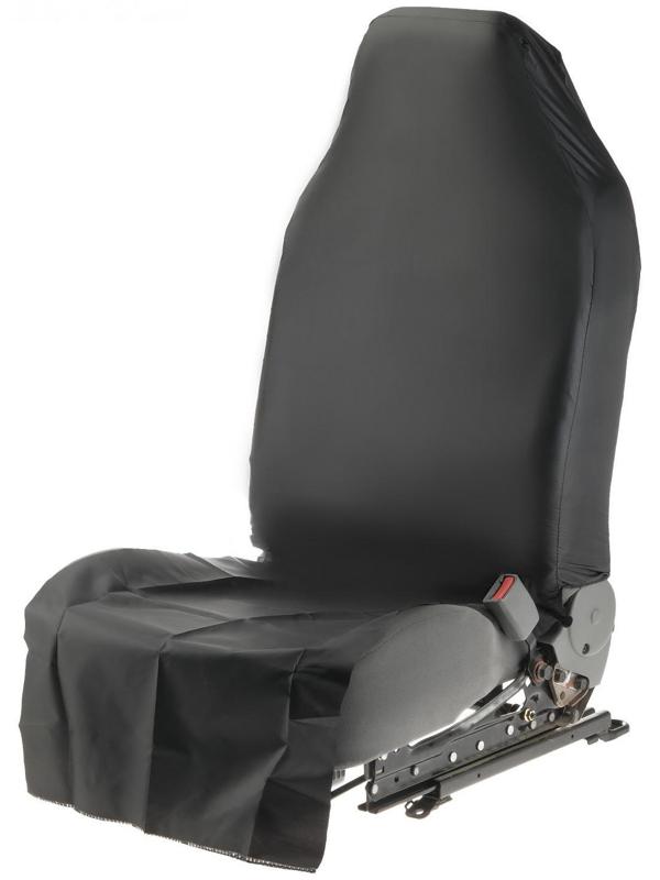Накидка на переднее сиденье защитная, оксфорд, черная