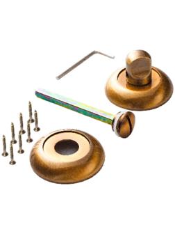 Сантехническая завертка RENZ BK 08 BIG PCF к ручкам, цвет кофе