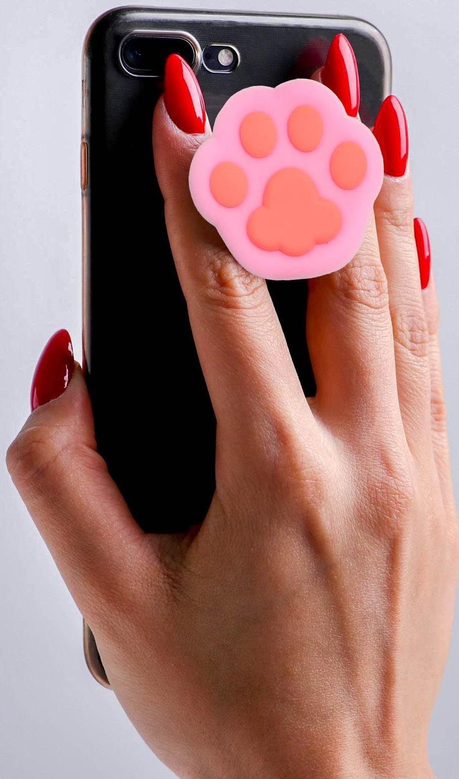 Чехол для наушников и попсокет «Котик», 15,5 х 11 см