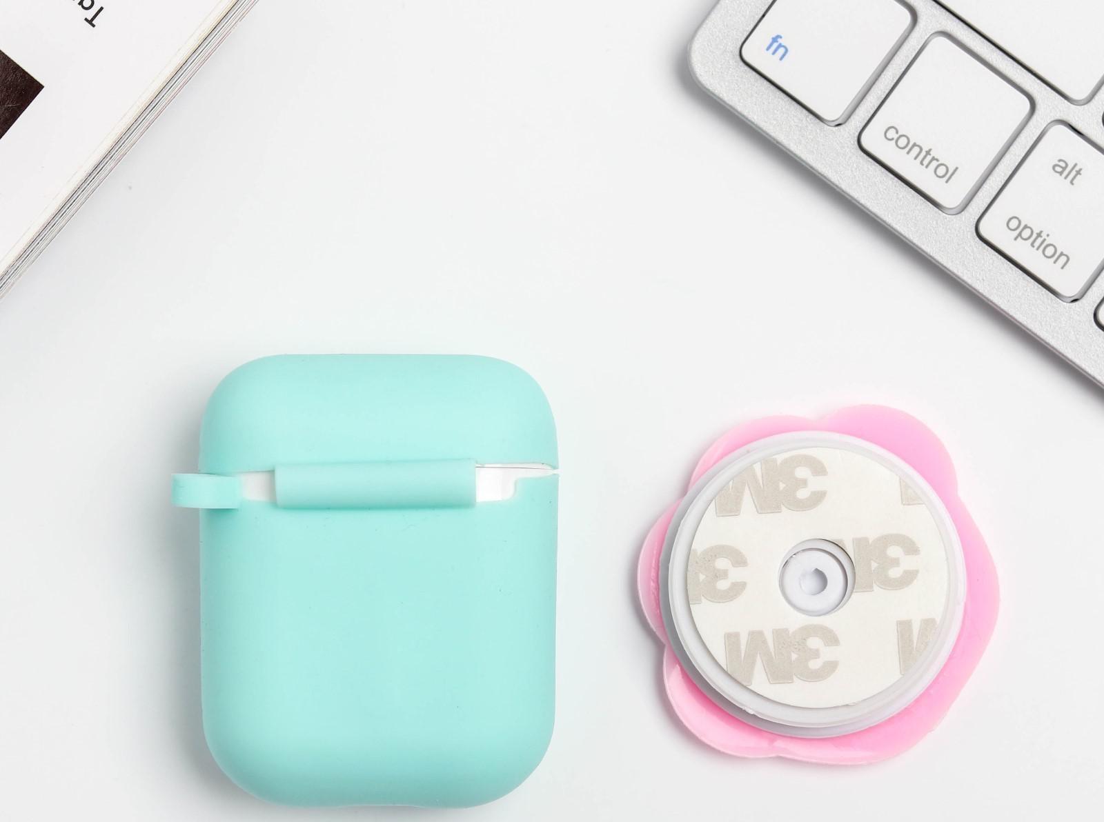 Чехол для наушников и попсокет «Котик», 15,5 х 11 см