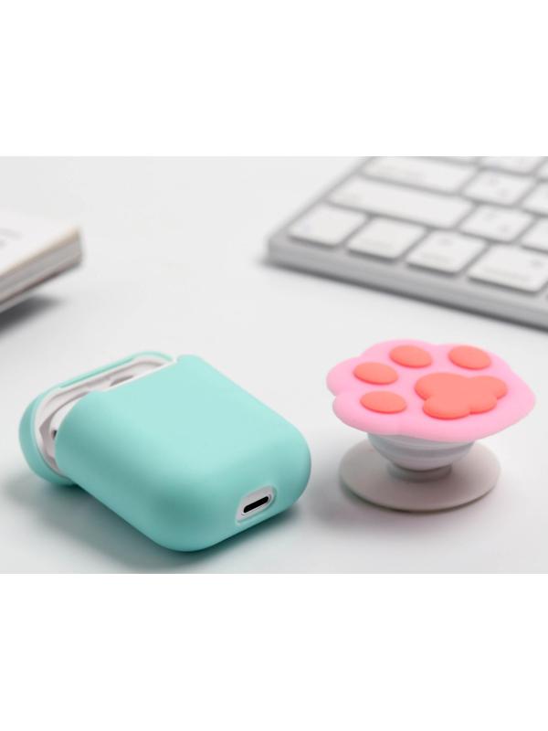 Чехол для наушников и попсокет «Котик», 15,5 х 11 см