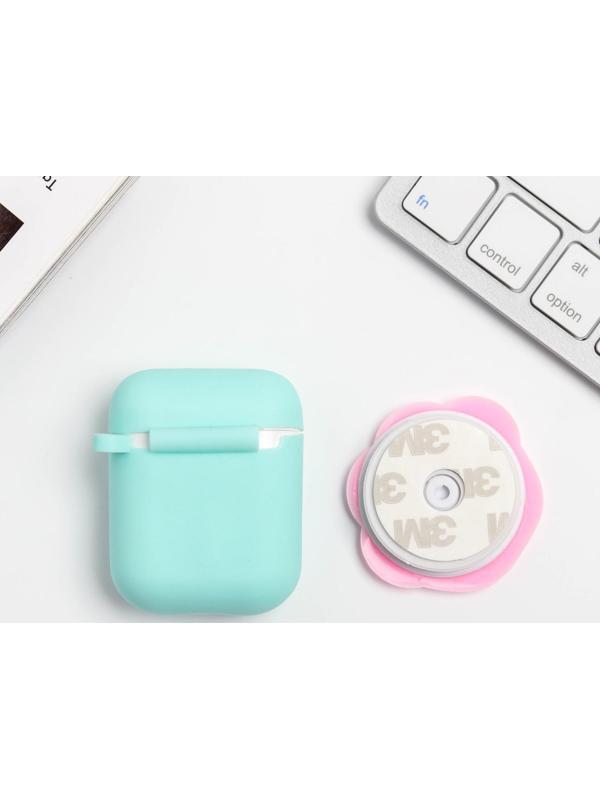 Чехол для наушников и попсокет «Котик», 15,5 х 11 см