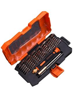 Набор отверток HARDEN 550145, для точных работ, CrV, 45 предметов, пенал