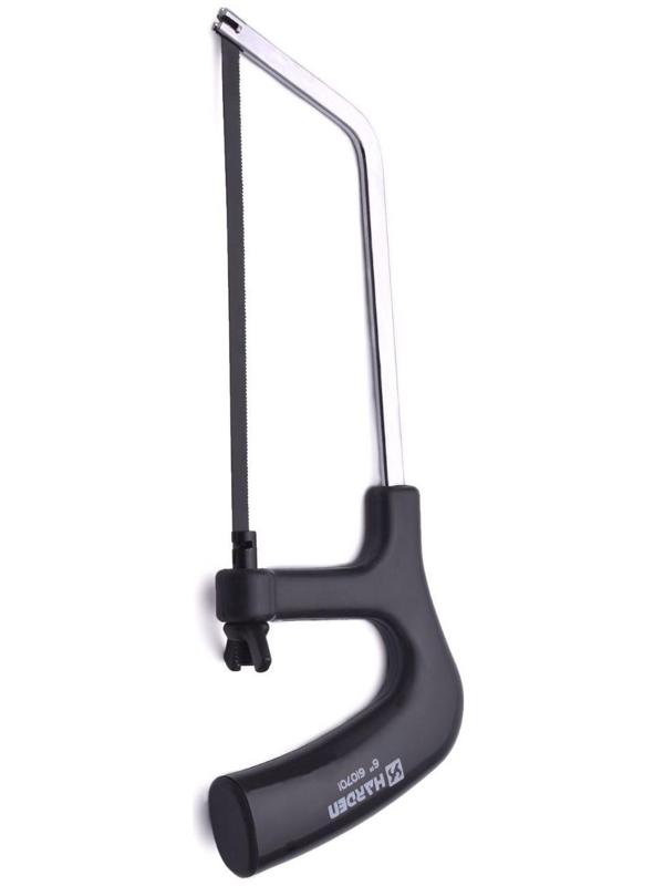 Ножовка HARDEN 610701, универсальная, по металлу и дереву, 150 мм, металлическая рама