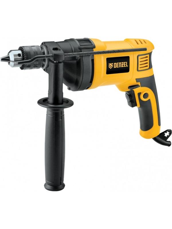 Дрель ударная DENZEL ID-850 , 850 Вт, 0-3000 об/мин, 48000 уд/мин, патрон 13 мм
