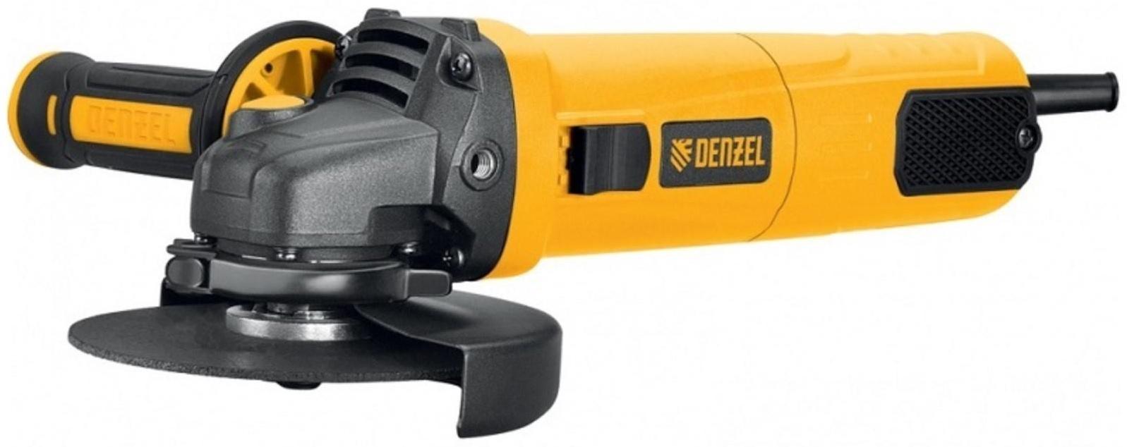 Угловая шлифмашина DENZEL AG125-1100, 1100 Вт, 3000-11000 об/мин, d=125х22.2 мм