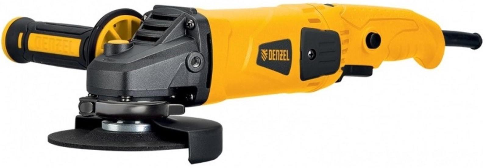Угловая шлифмашина DENZEL AG125-1100A, 1100 Вт, 3000-11000 об/мин, d=125х22.2 мм