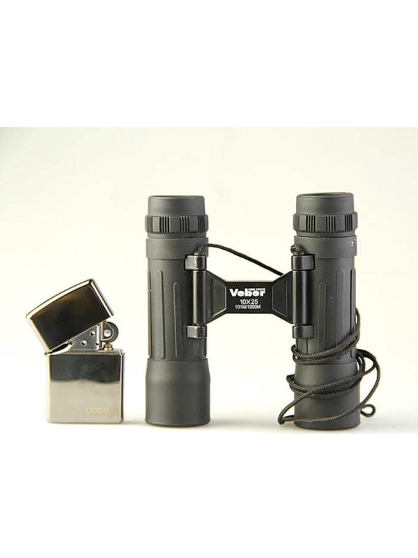 Бинокль Veber Free Focus БП, 10 × 25 ff, цвет чёрный