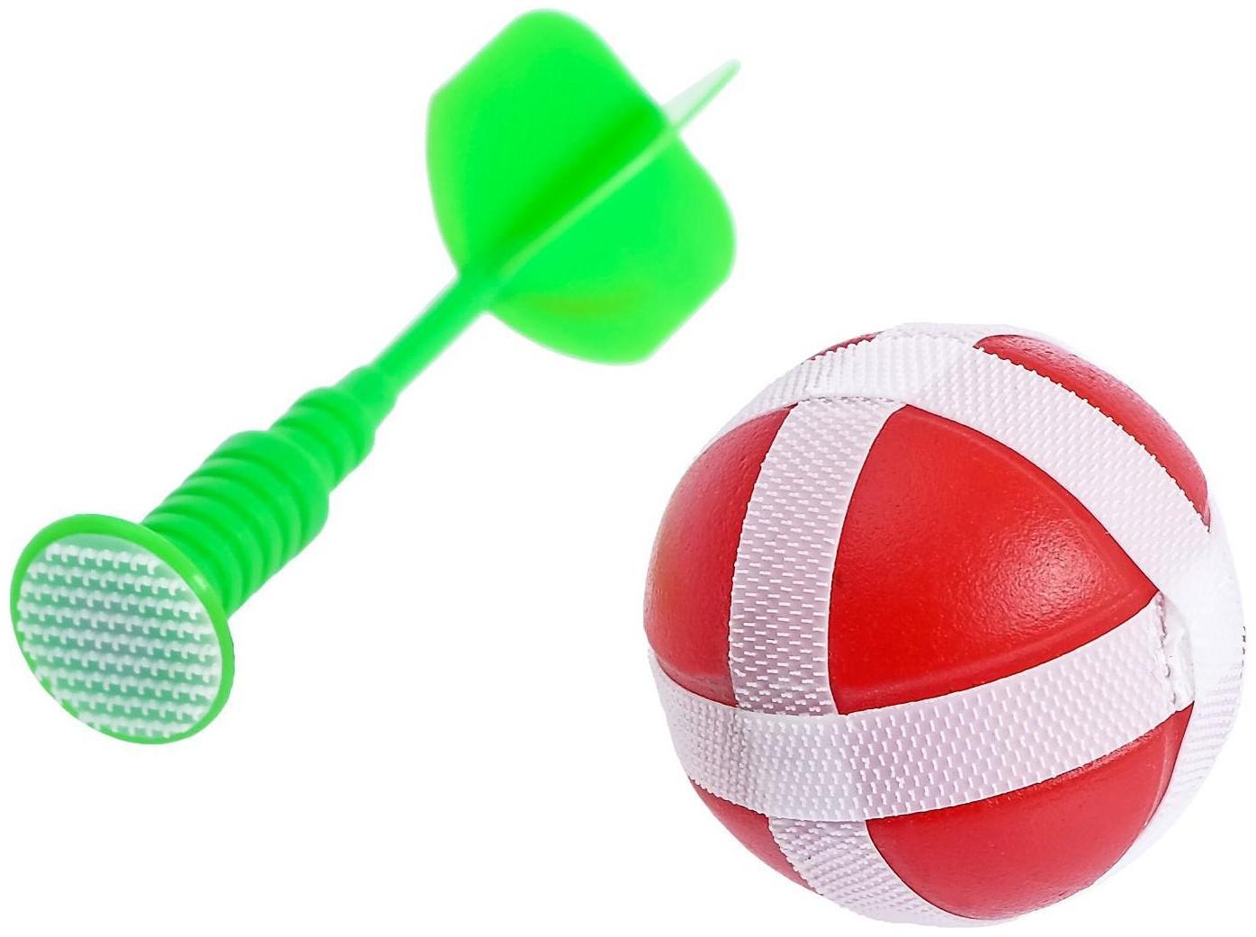 Дартс «Меткость», на липучках, в пакете