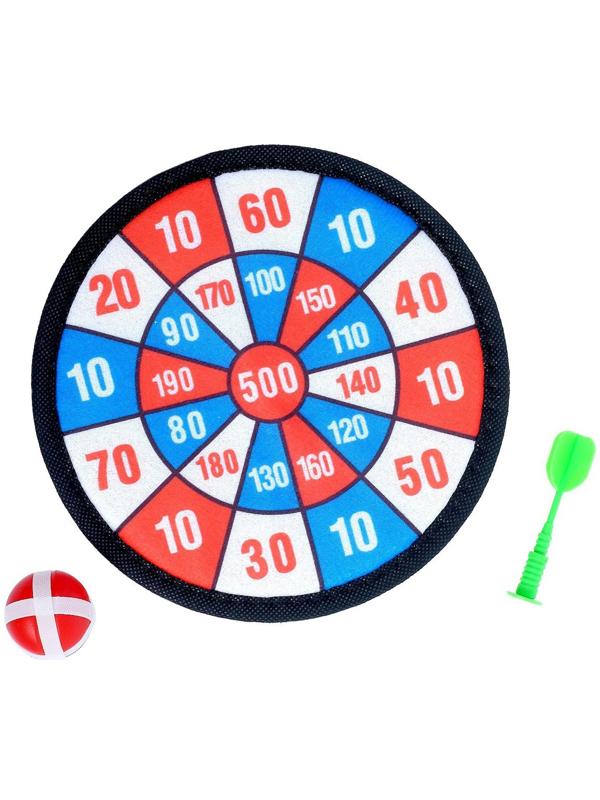 Дартс «Меткость», на липучках, в пакете