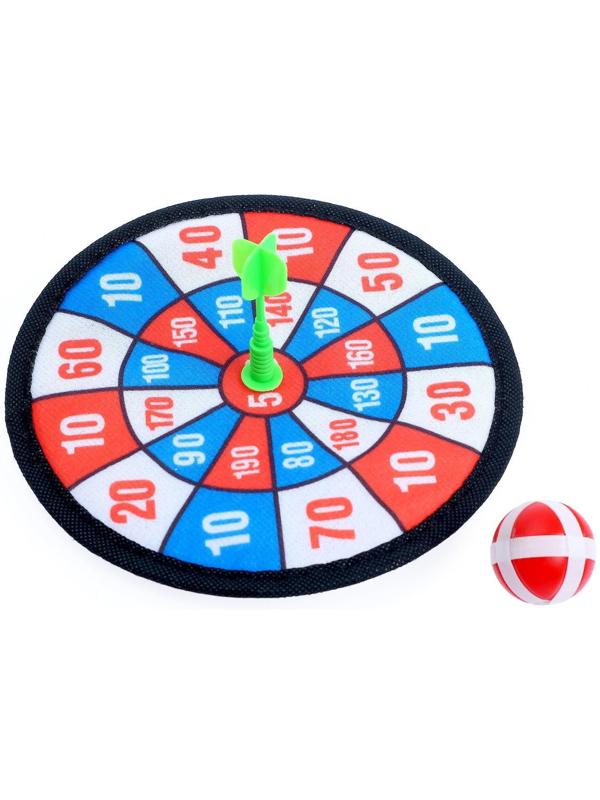 Дартс «Меткость», на липучках, в пакете