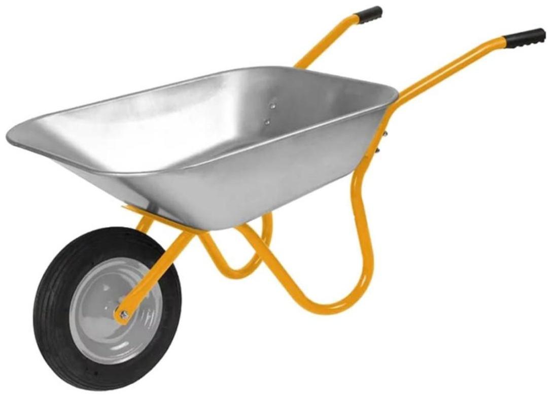 Тачка садовая, одноколёсная: груз/п 90 кг, объём 65 л