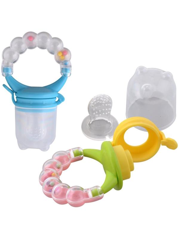 Ниблер детский силиконовый «Бусинки», от 5 месяцев,  цвет МИКС