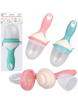 Ниблер детский силиконовый  «Микрофон», от 5 месяцев, цвет МИКС