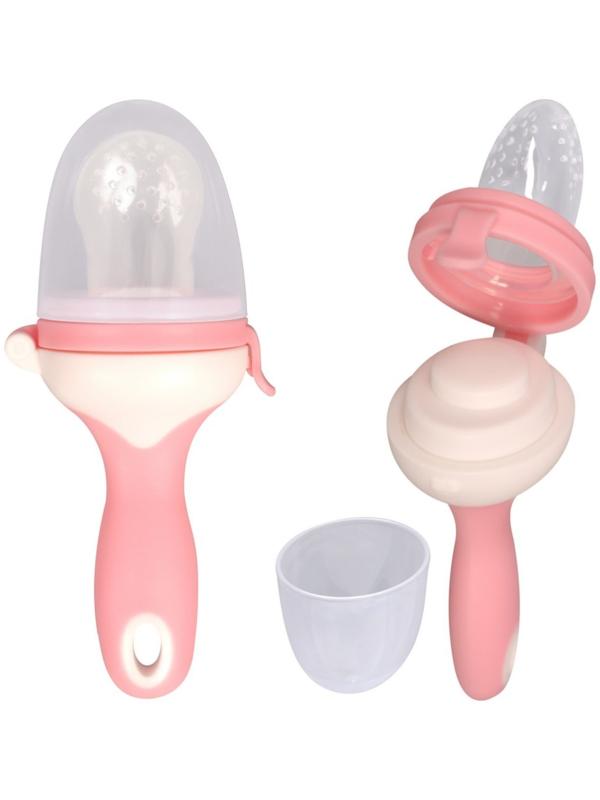 Ниблер детский силиконовый  «Микрофон», от 5 месяцев, цвет МИКС