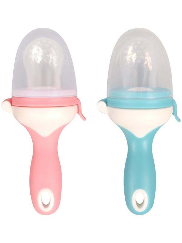 Ниблер детский силиконовый  «Микрофон», от 5 месяцев, цвет МИКС