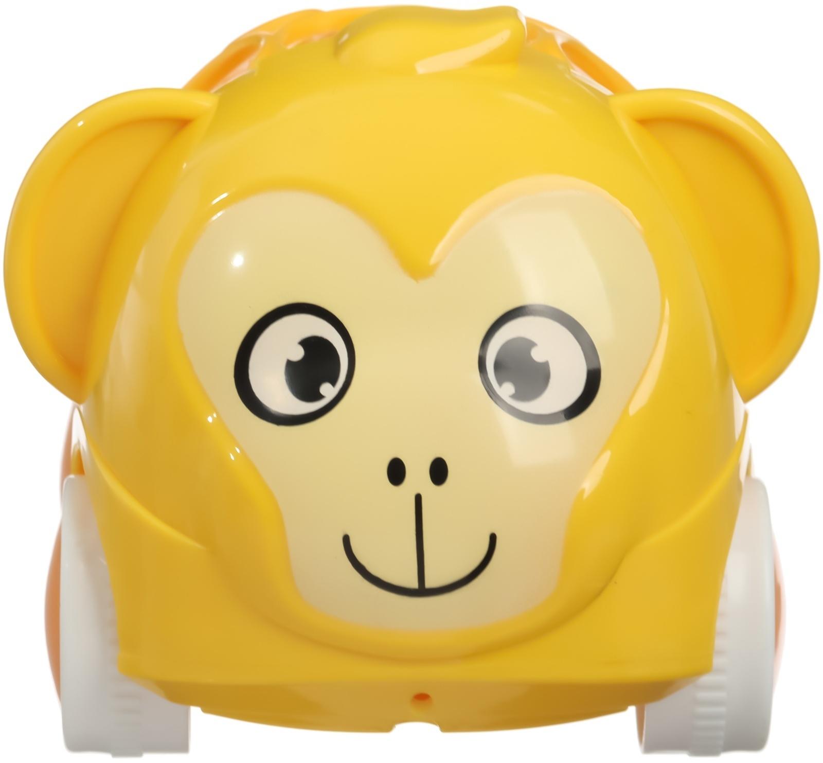 Погремушка - неразбивайка «Обезьянка», с эластичными элементами