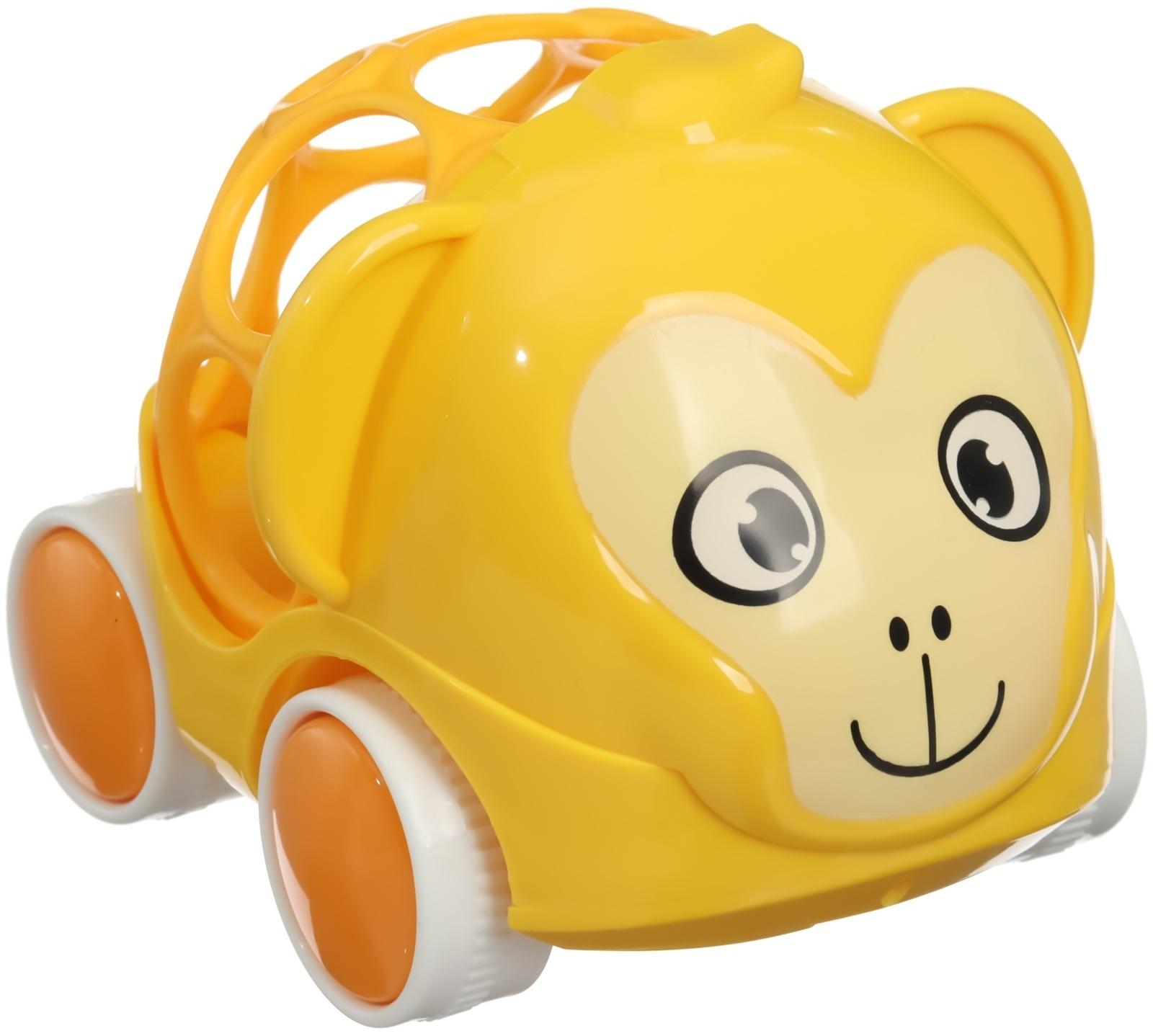 Погремушка - неразбивайка «Обезьянка», с эластичными элементами