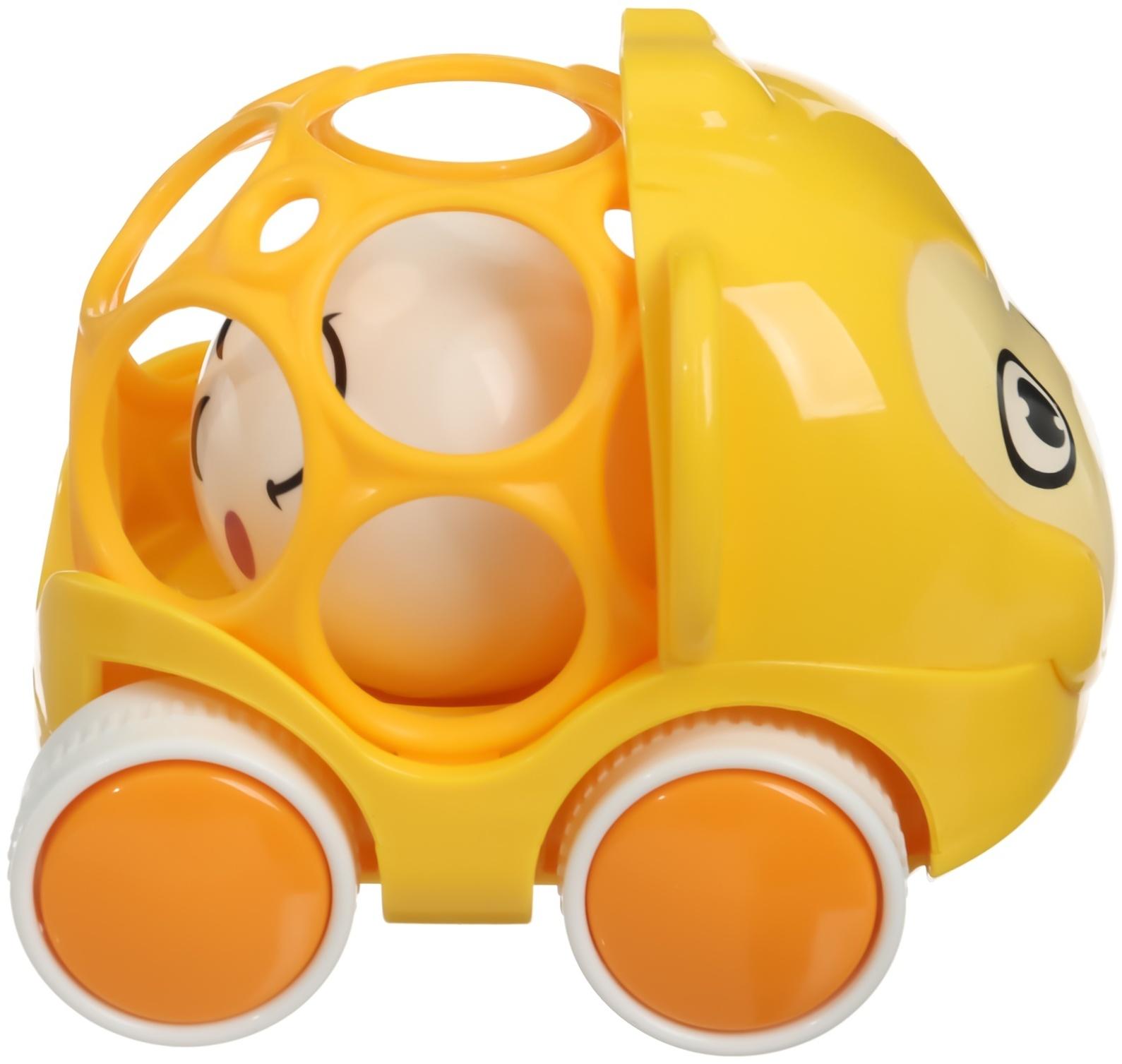 Погремушка - неразбивайка «Обезьянка», с эластичными элементами