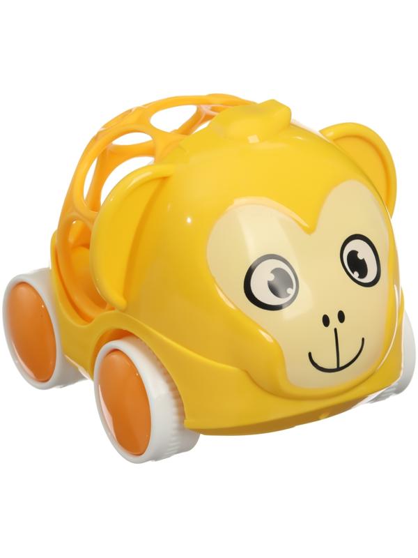 Погремушка - неразбивайка «Обезьянка», с эластичными элементами