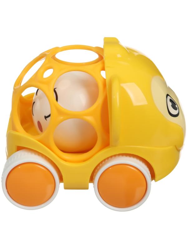 Погремушка - неразбивайка «Обезьянка», с эластичными элементами