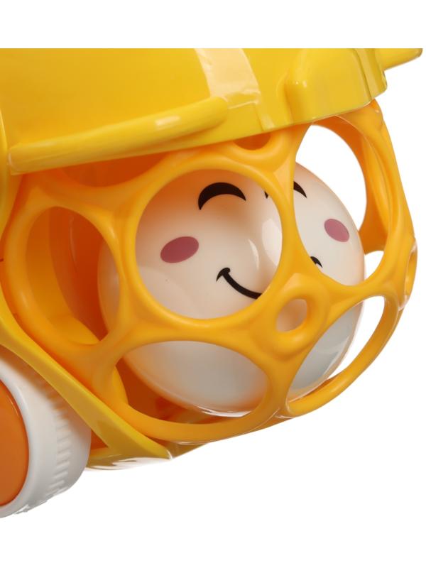 Погремушка - неразбивайка «Обезьянка», с эластичными элементами