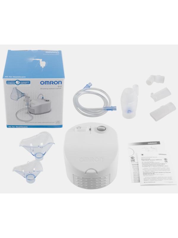 Ингалятор-небулайзер OMRON С17 (NE-C101-RU), компрессорный, 0.3 мл/мин, 2 - 12 мл