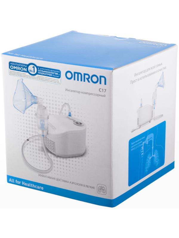 Ингалятор-небулайзер OMRON С17 (NE-C101-RU), компрессорный, 0.3 мл/мин, 2 - 12 мл