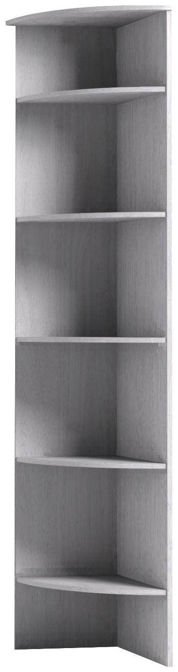 Полка угловая Sherlock 14, 590 × 400 × 2107 мм, цвет ясень анкор светлый