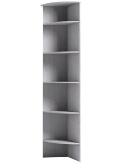 Полка угловая Sherlock 14, 590 × 400 × 2107 мм, цвет ясень анкор светлый