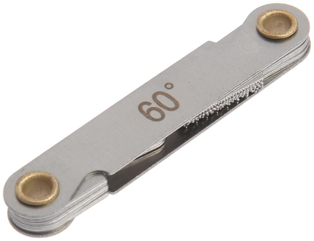 Резьбомер ТУНДРА, метрическая резьба, 0.5 - 7 мм