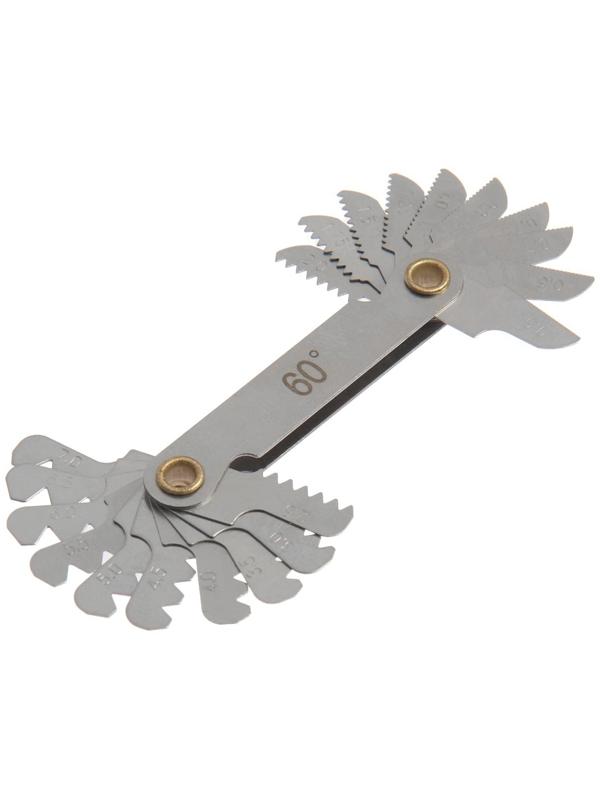 Резьбомер ТУНДРА, метрическая резьба, 0.5 - 7 мм