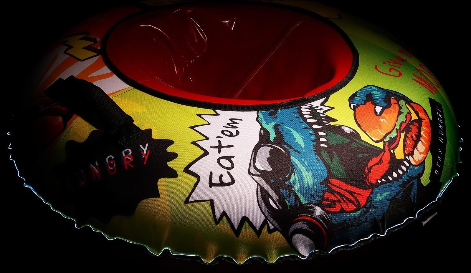 Тюбинг BURGER с LED-подсветкой, диаметр чехла 100 см